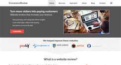 Desktop Screenshot of conversionreview.com